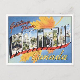 Gruß aus Montreal Kanada Postkarte