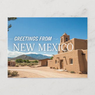 Gruß aus New Mexico Postkarte