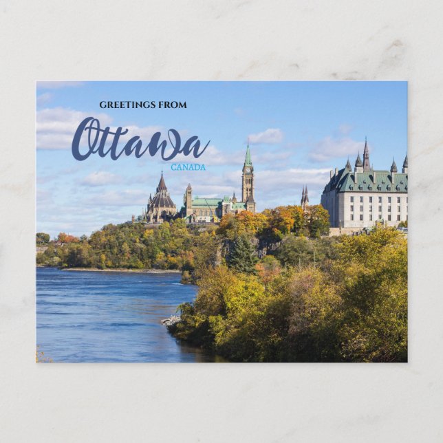 Gruß aus Ottawa Canada Landschaftlich Postcard Postkarte (Vorderseite)