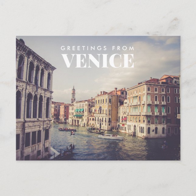 Gruß aus Venedig Italien Postkarte (Vorderseite)