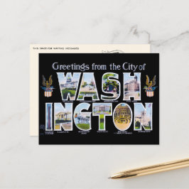 Gruß aus Washington DC Große Briefkarte Postkarte