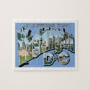 Gruß aus Washington DC Vintage Travel