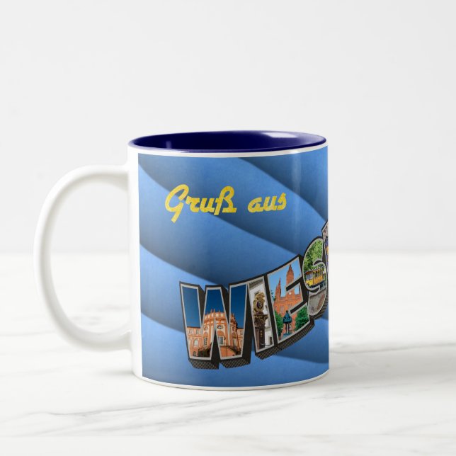 Gruss aus Wiesbaden Mug (Gauche)