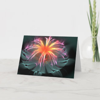 Gruß der Blume (Leere Innenseite) Karte