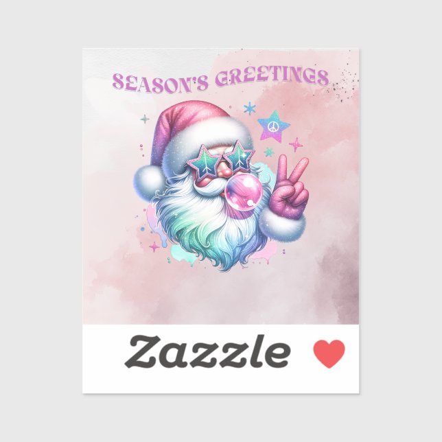 Gruß der Saison Aufkleber (Blatt)