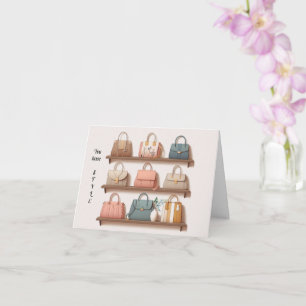 Gruß der Style Handbag-Karte Karte