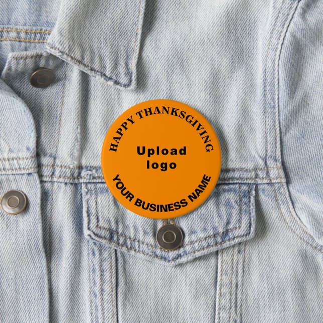 Gruß des Erntedanks, Orange Color Round Button (Beispiel)