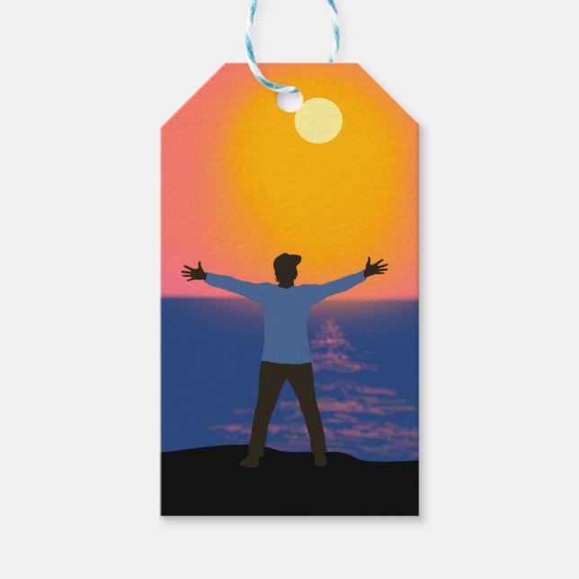 Grüß dich, Sonne   Geschenkanhänger (Vorderseite)