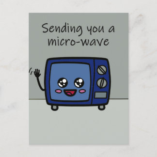 Gruß, dir eine Mikrowelle nach der Kreuzung zu sch Postkarte