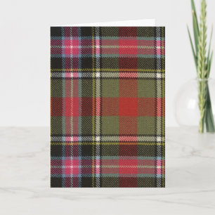 Gruß-Karte Bruce Kinnaird alten Tartan Karte