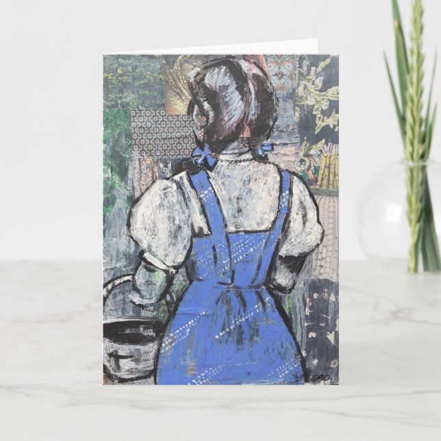 Gruß-Karte Dorothy Zauberer von Oz Karte (Vorderseite)