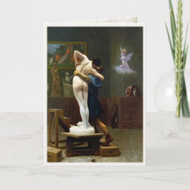 Gruß-Karte mit Jean-Leon Gerome Malerei Karte (Vorderseite)