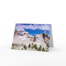 Gruß-Karte Mt Rushmore