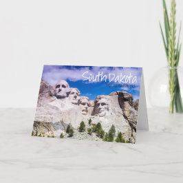 Gruß-Karte Mt Rushmore Karte