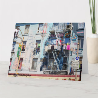 Gruß-Karte:  San Francisco Chinatown Karte