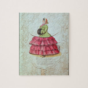 Gruß-Karte (w/c auf Papier)