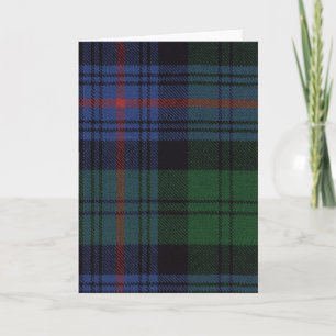 Gruß-Karten-Armstrong alter Tartan-Druck Karte