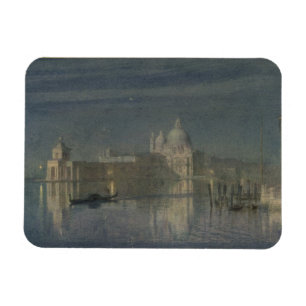 Gruß Santas Maria Della, Venedig, Mondschein, 186 Magnet