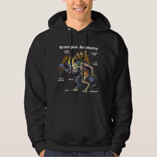 Gruss Vom Krampus Anatomie Germanischer Weihnachts Hoodie