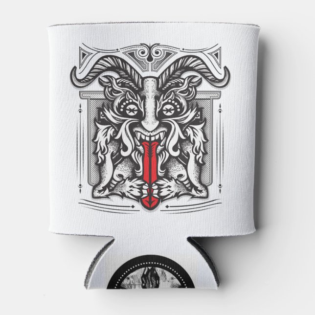 Gruss vom Krampus Dosenkühler (Vorderseite)