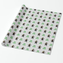 Gruss vom Krampus fröhliches Krampus Packpapier 2