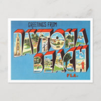 Gruß vom Strand von Daytona, Florida Travel