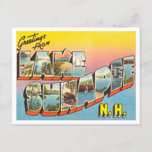 Gruß vom Sunapee, New Hampshire Travel Postkarte
