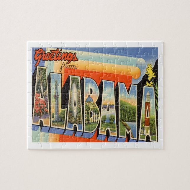 Gruß von Alabama Vintage Travel (Horizontal)