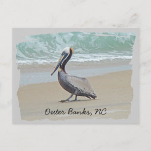 Gruß von Außenbanken OBX NC Postkarte