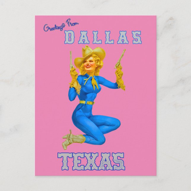 Gruß von Dallas Texas Postcard Postkarte (Vorderseite)