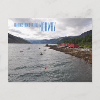 Gruß von der schönen norwegischen Fotokarte Postkarte