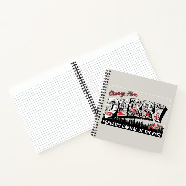 Gruß von Derry Maine Notizbuch (Innenseite)