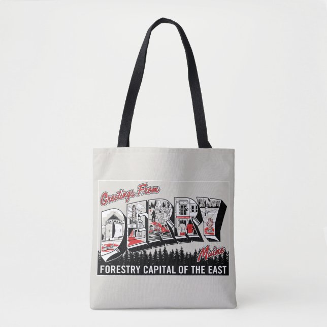 Gruß von Derry Maine Tasche (Vorderseite)