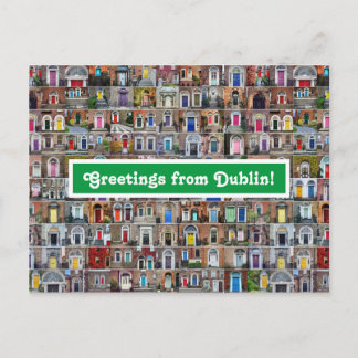 Gruß von Dublin Postcard Postkarte