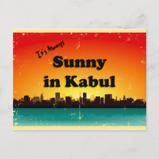 Grüß von Kabul! Postkarte