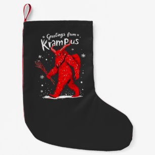 Gruß von Krampus Xmas Weihnachten Kleiner Weihnachtsstrumpf