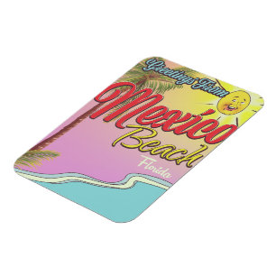 Gruß von Mexico Beach Florida Magnet