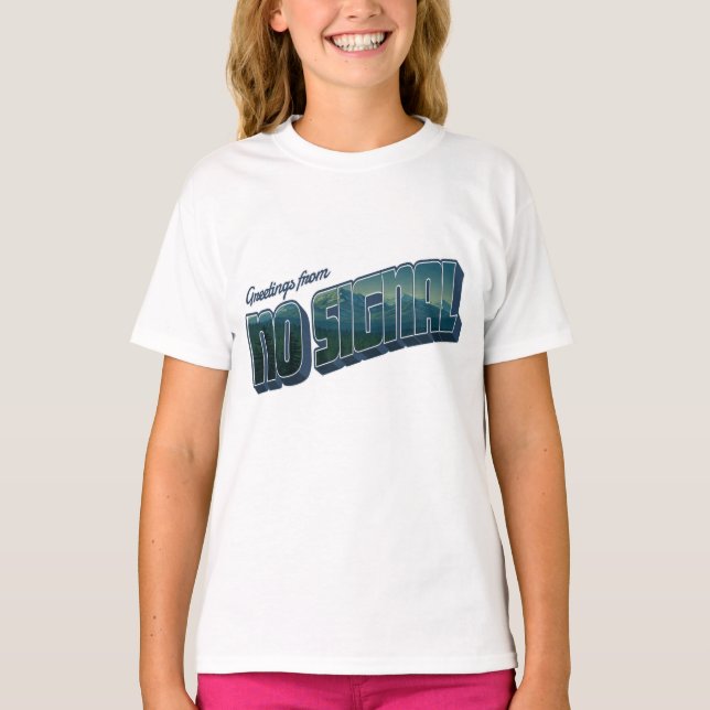 Gruß von No Signal T-Shirt (Vorderseite)