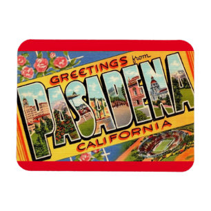 Gruß von Pasadena California Magnet