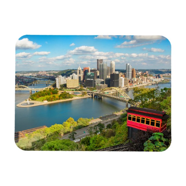 Gruß von Pittsburgh PA Urlaub Magnet (Horizontal)