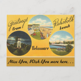 Gruß von RehoBeide Beach Postkarte