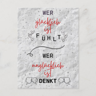 Grussarmut Postkarte