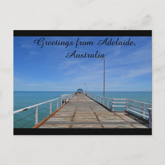 Grüße aus Adelaide Australia Postkarte (Vorderseite)