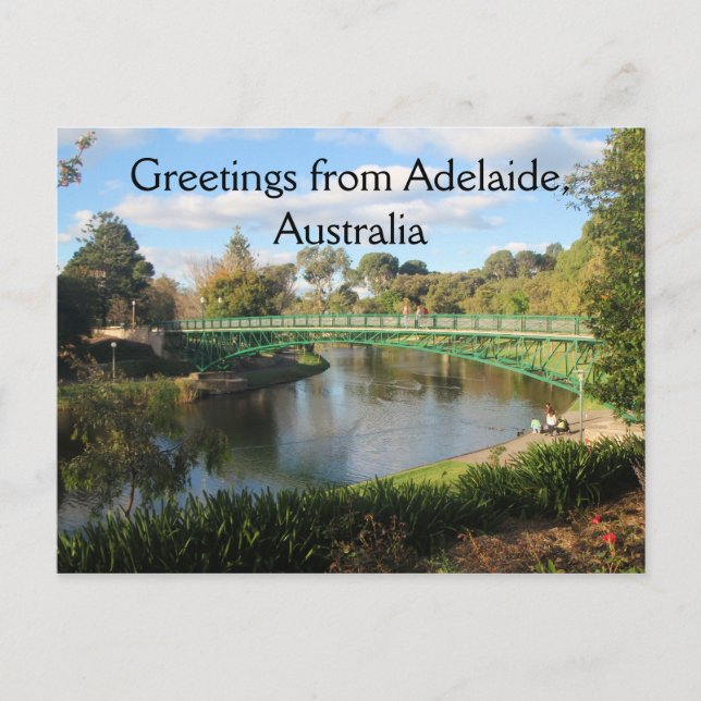 Grüße aus Adelaide, Australien Postkarte (Vorderseite)