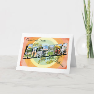 Grüße aus Alabama Karte