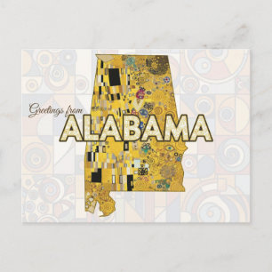 Grüße aus Alabama Postkarte