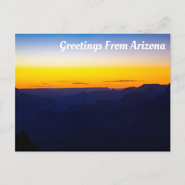 Grüße aus Arizona Postkarte (Vorderseite)