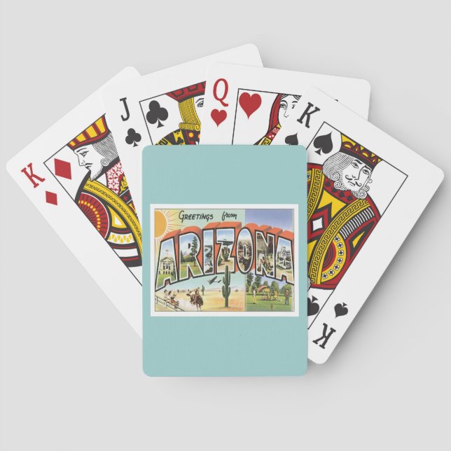 Grüße aus Arizona Spielkarten (Rückseite)