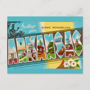 Grüße aus Arkansas Postkarte 