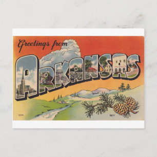 Grüße aus Arkansas Postkarte
